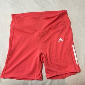 Adidas biker shorts. Neon pink, size large  :)